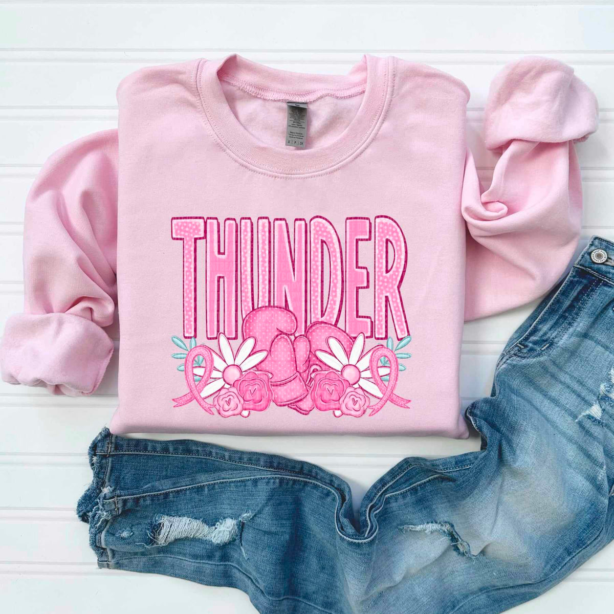 Thunder pink mascots 50096 DTF transfer