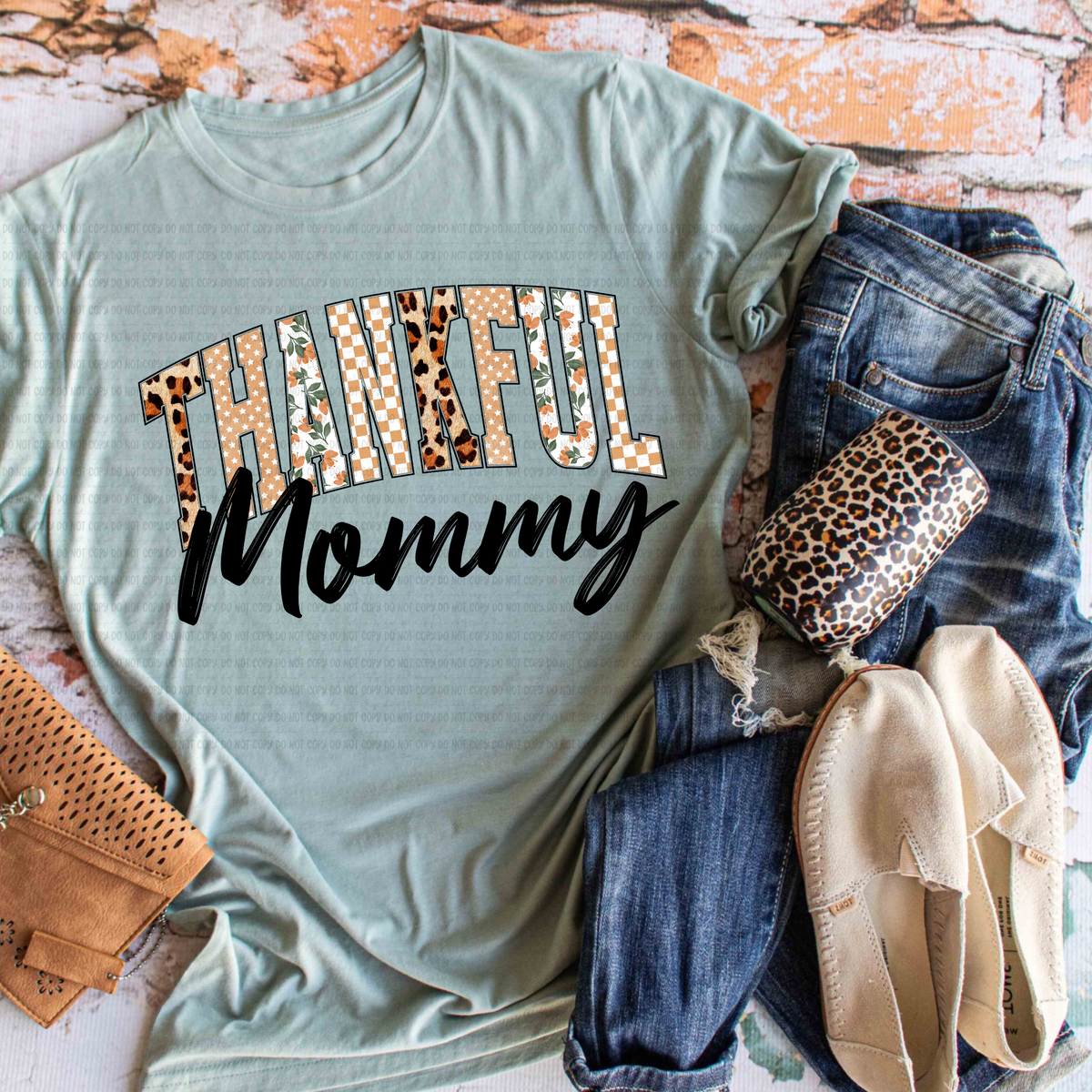 Thankful mommy revel DTF transfer