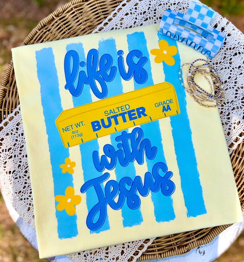 Life is better with Jesus Sunday Special DTF transfer