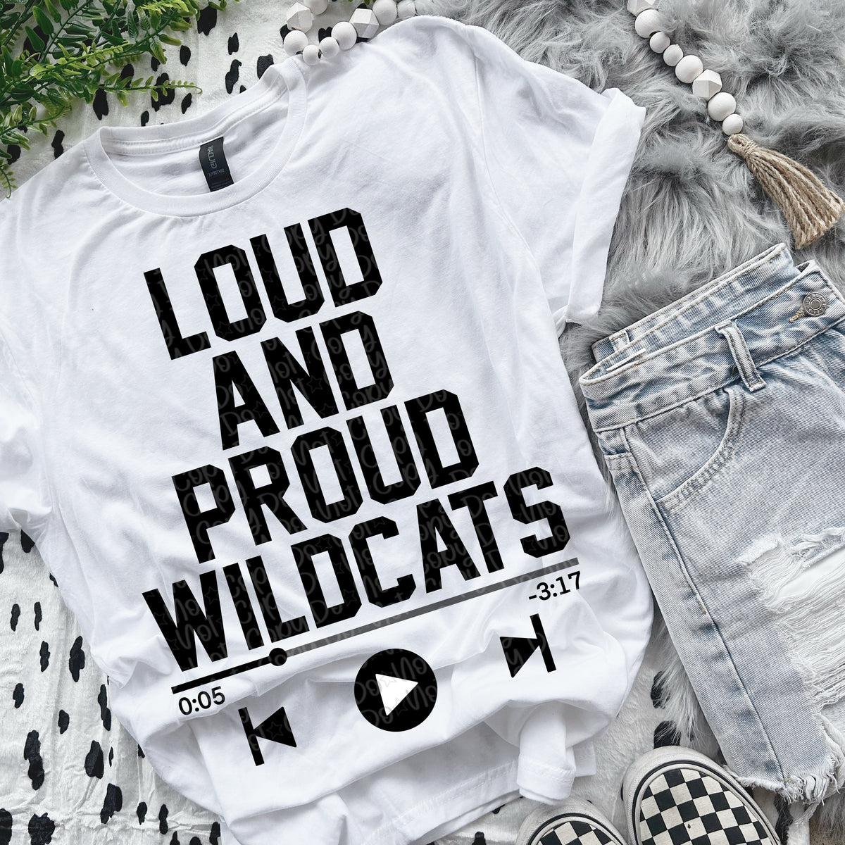 Loud and proud wildcats VIRGO DTF transfer