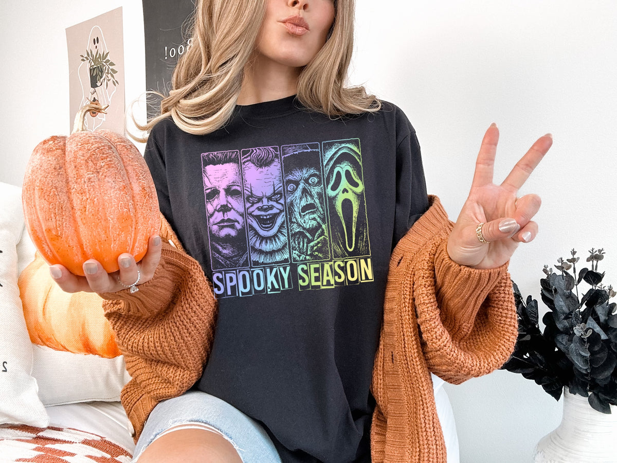 Spooky season horrors neons Sunday Special DTF