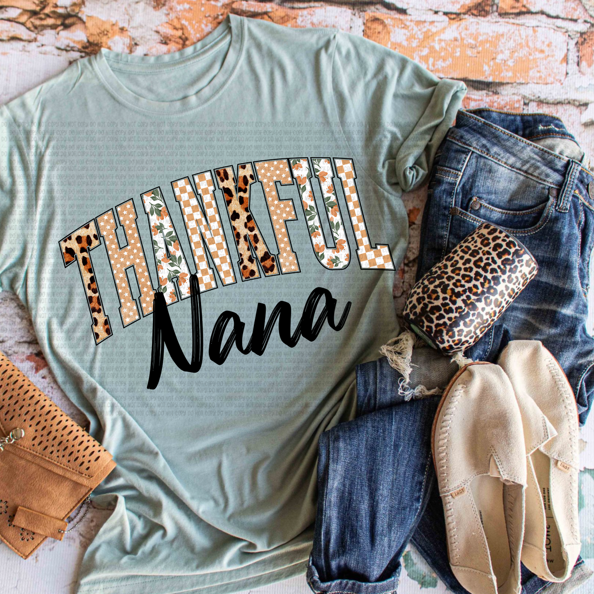 Thankful nana revel DTF transfer