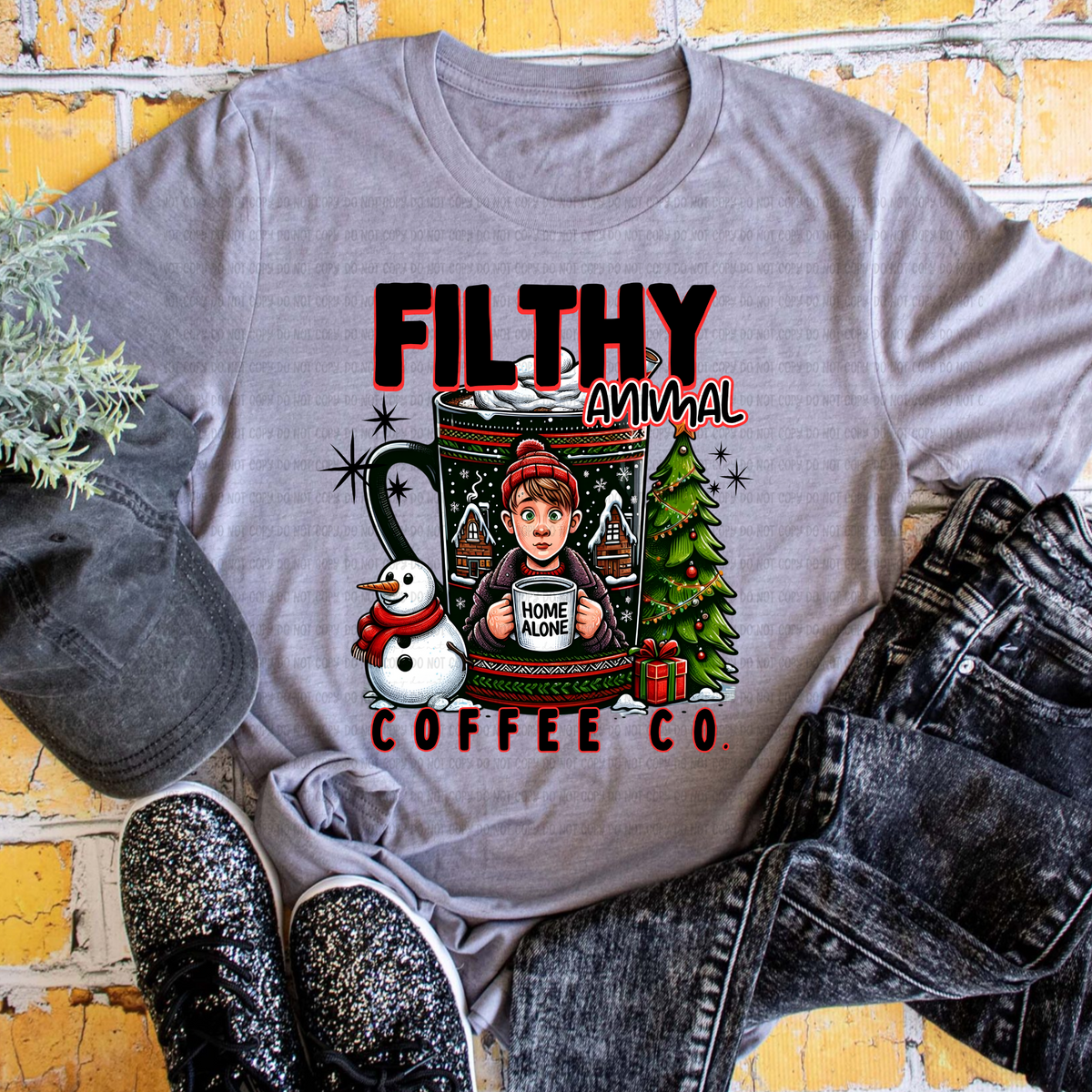 Filthy animal coffee co kevin revel DTF transfer