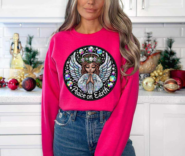 Peace on earth angel (C's) 44001 DTF transfer