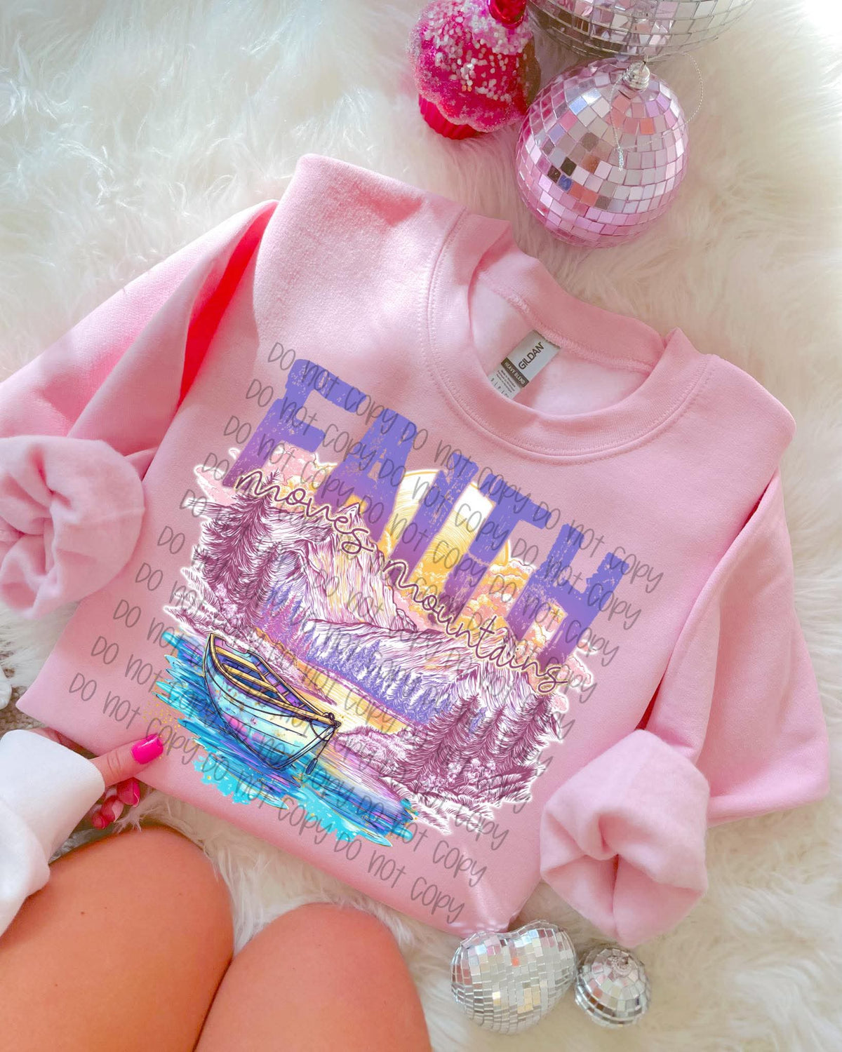 Faith moves mountains SSD DTF transfer