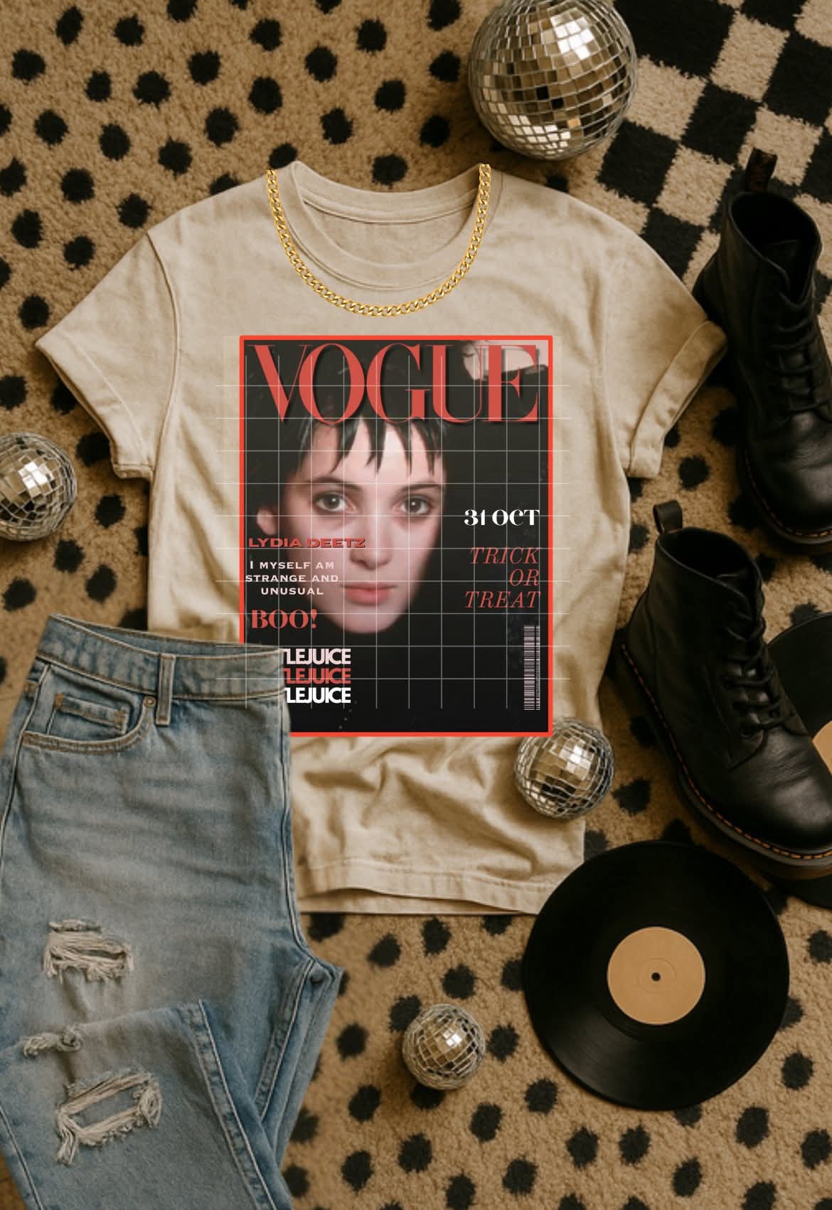 Lydia vogue magazine DTF transfer