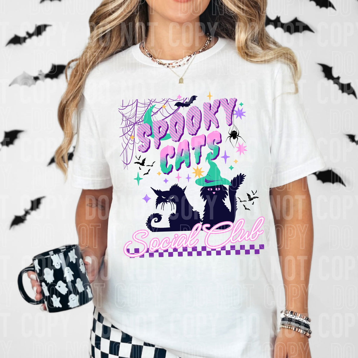 Spooky cats SBB DTF transfer