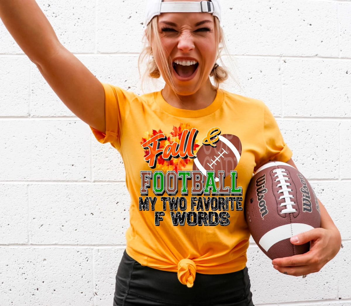 Fall and football are my two favorite F words DD DTF transfer