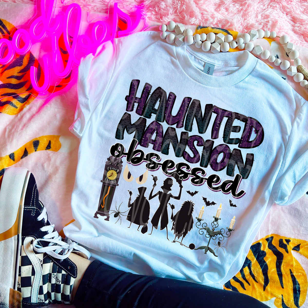 Haunted mansion obsessed DD DTF transfer