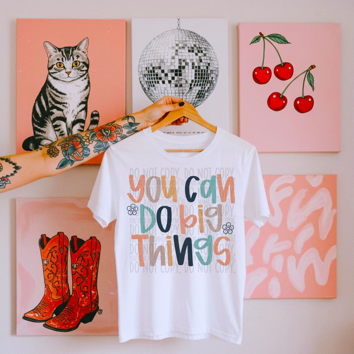 You can do big things SWD DTF transfer