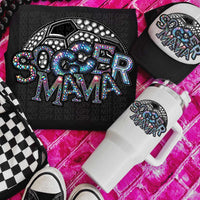 Soccer mama colorful stones (CITY) 44017 DTF transfer