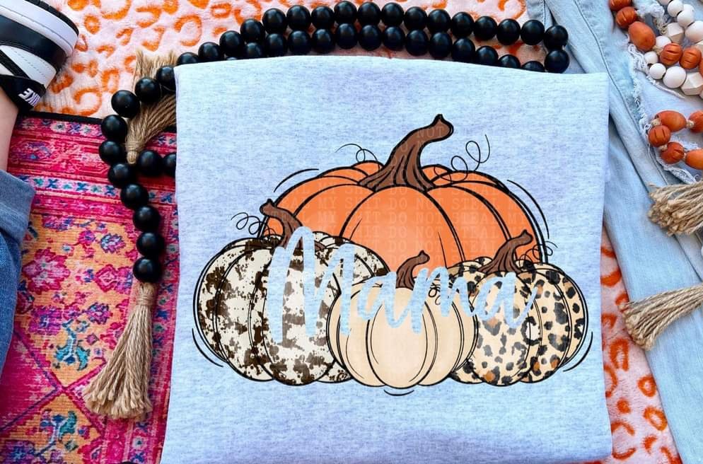 Mama fall pumpkins (DDD) 52144 DTF transfer