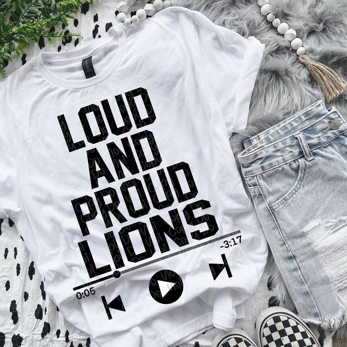 Loud and proud lions VIRGO DTF transfer