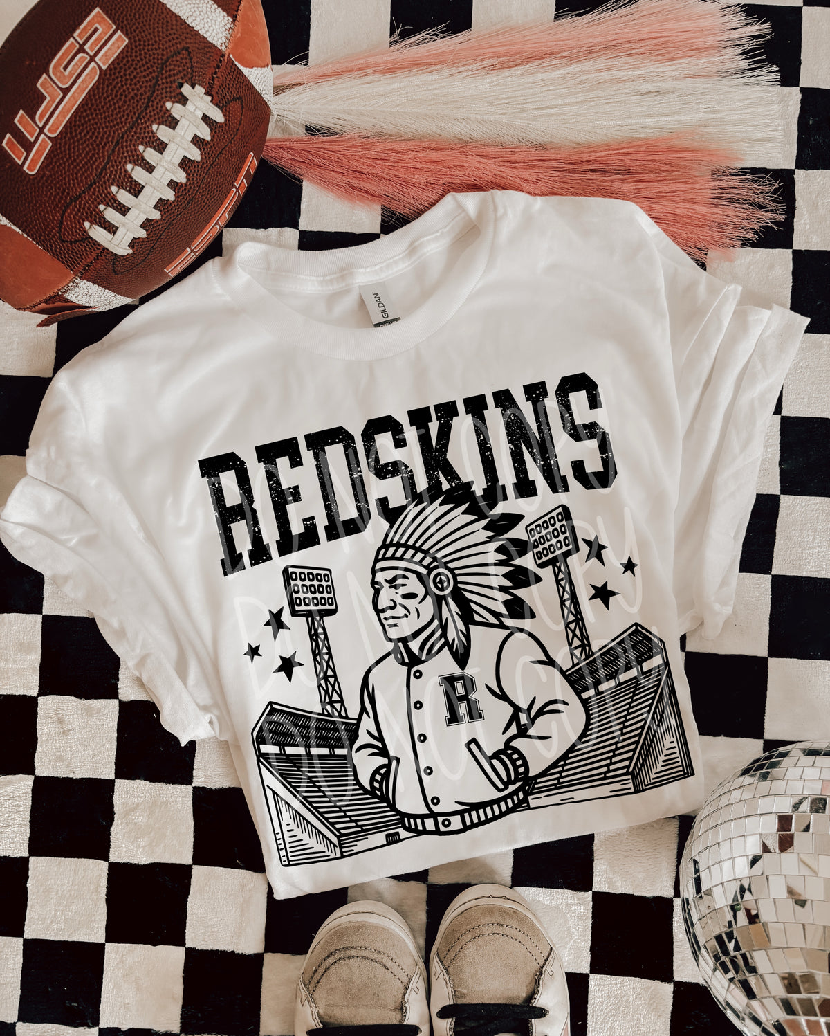 Redskins Letterman mascots PHDC DTF transfer