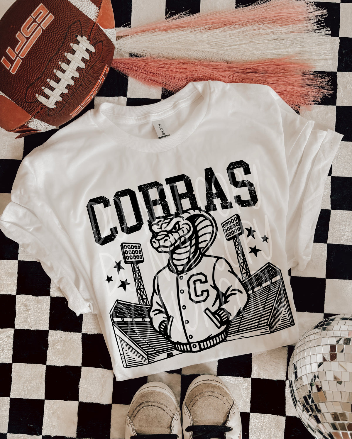 Cobras Letterman mascots PHDC DTF transfer