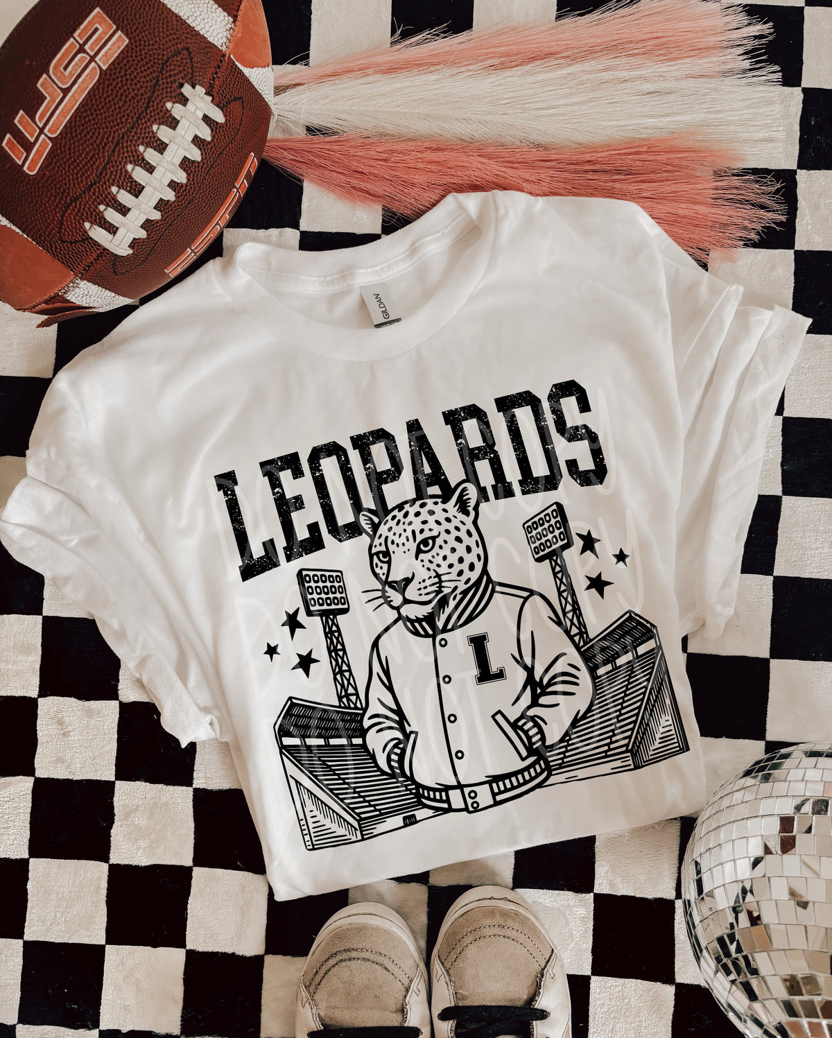 Leopards Letterman mascots PHDC DTF transfer