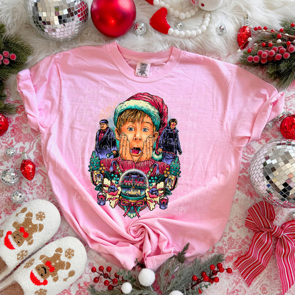 Kevin glitchy sunday special DTF transfer