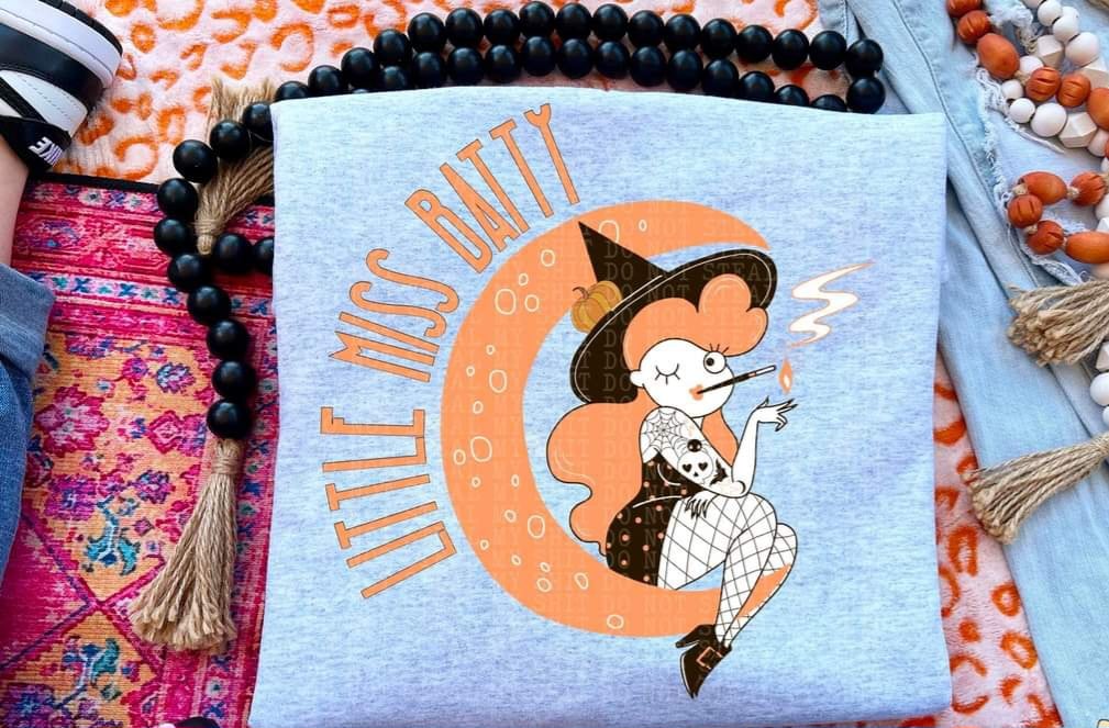 Little miss batty (DDD) 52149 DTF transfer