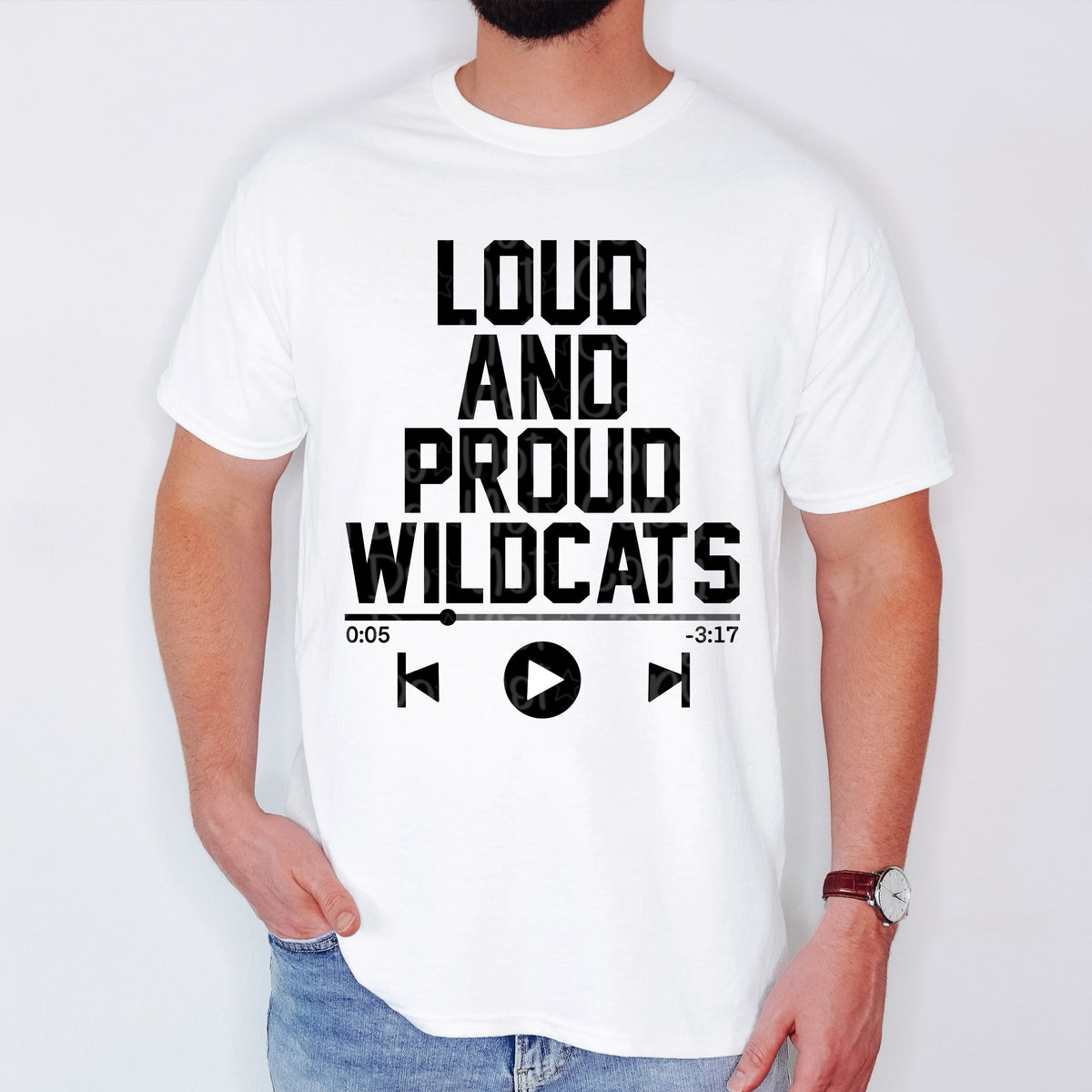 Loud and proud wildcats VIRGO DTF transfer