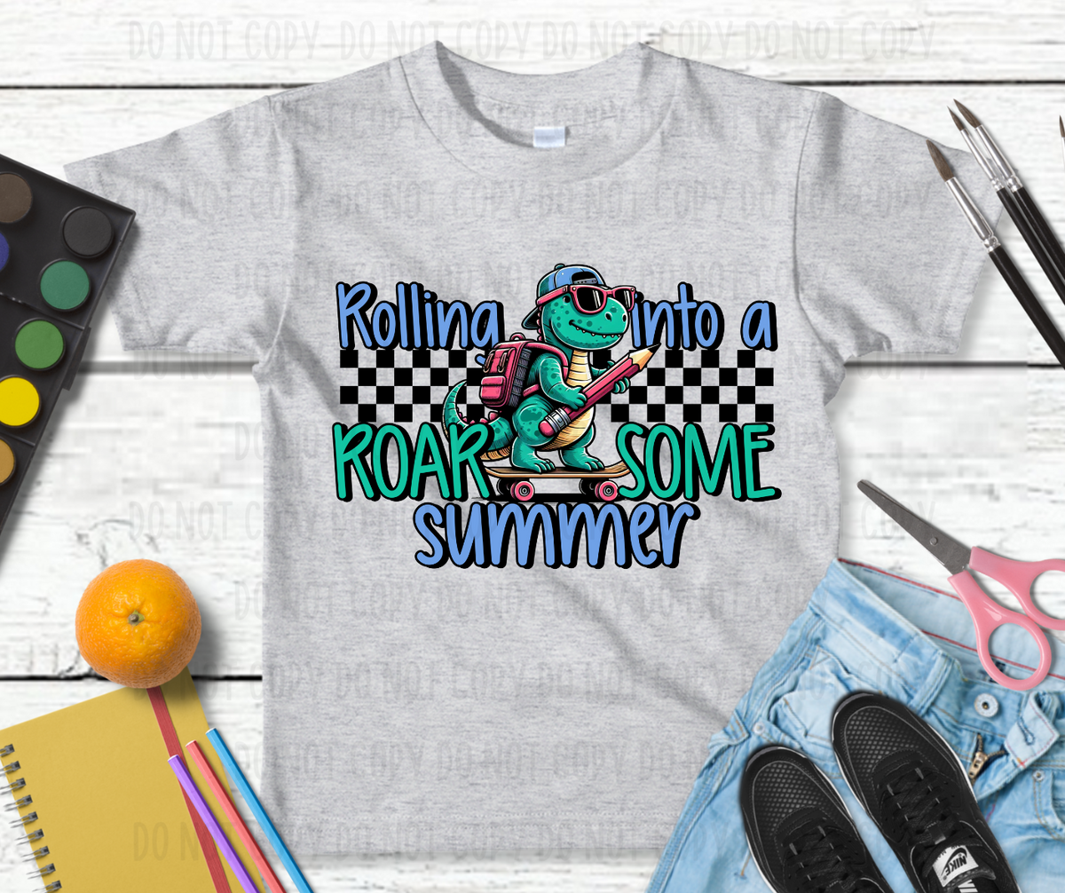 Rollin into a roar some summer (Canvista) DTF transfer