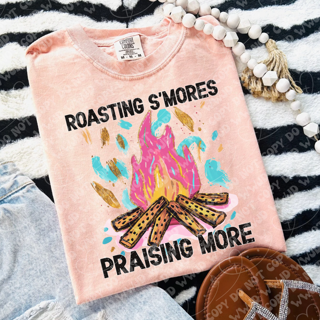 Roasting smores praising more 103470 DTF transfer