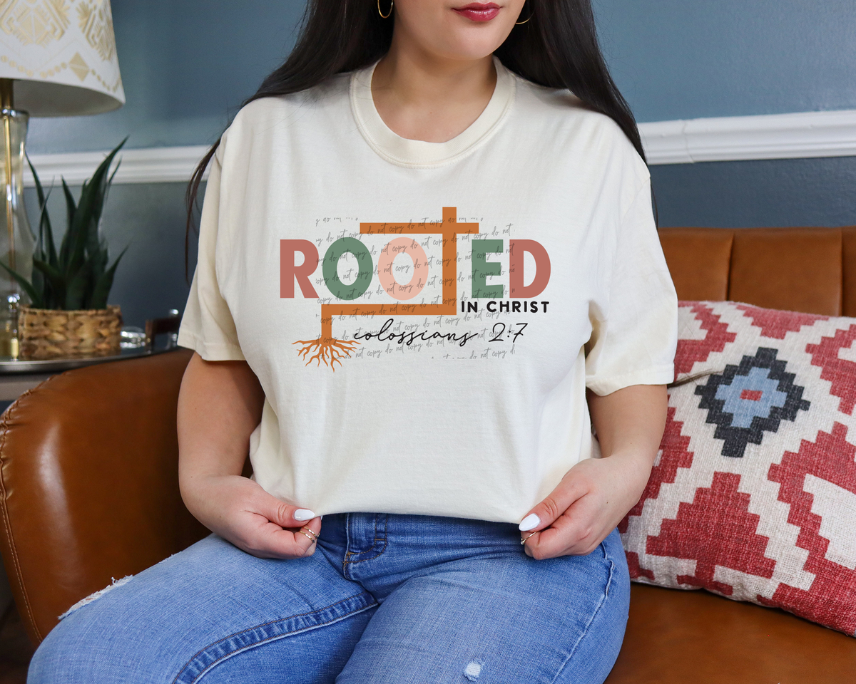 Rooted In Christ 42398 DTF transfer