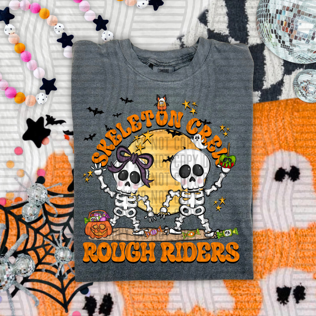 Rough riders skeleton crew (Caplinger) DTF transfer