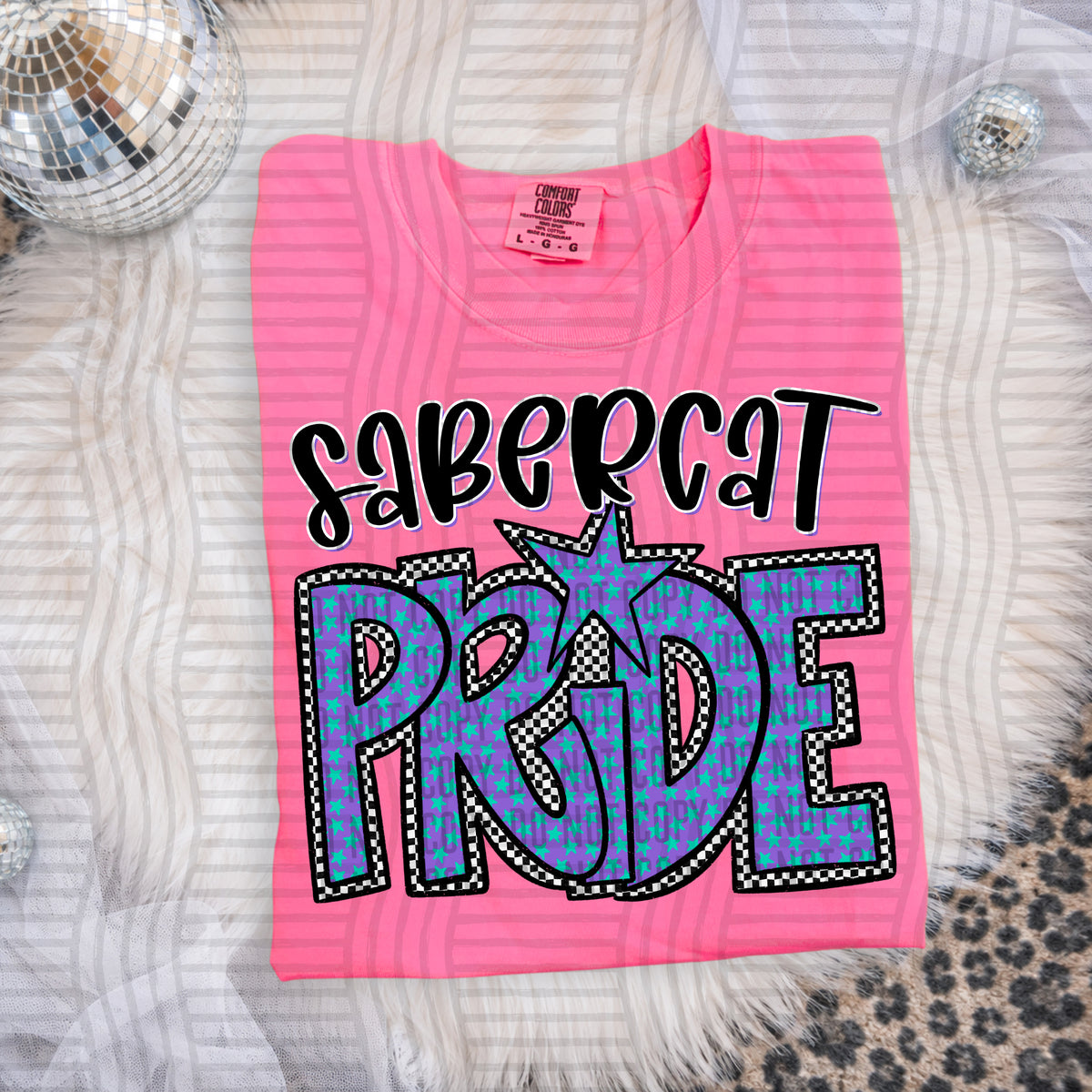 Sabercat star pride (Caplinger) DTF transfer
