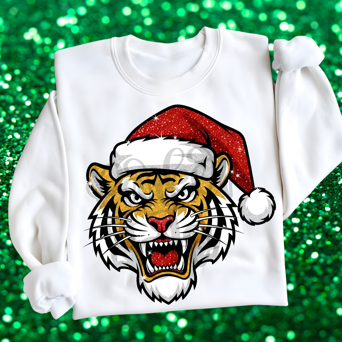 Santa Tiger (Parker) DTF transfer