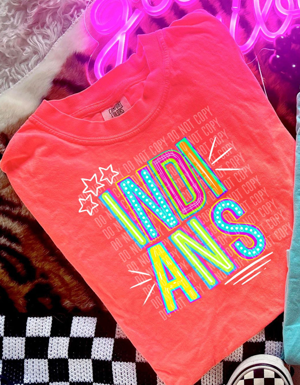 Indians Colorful (Caplinger) DTF transfer