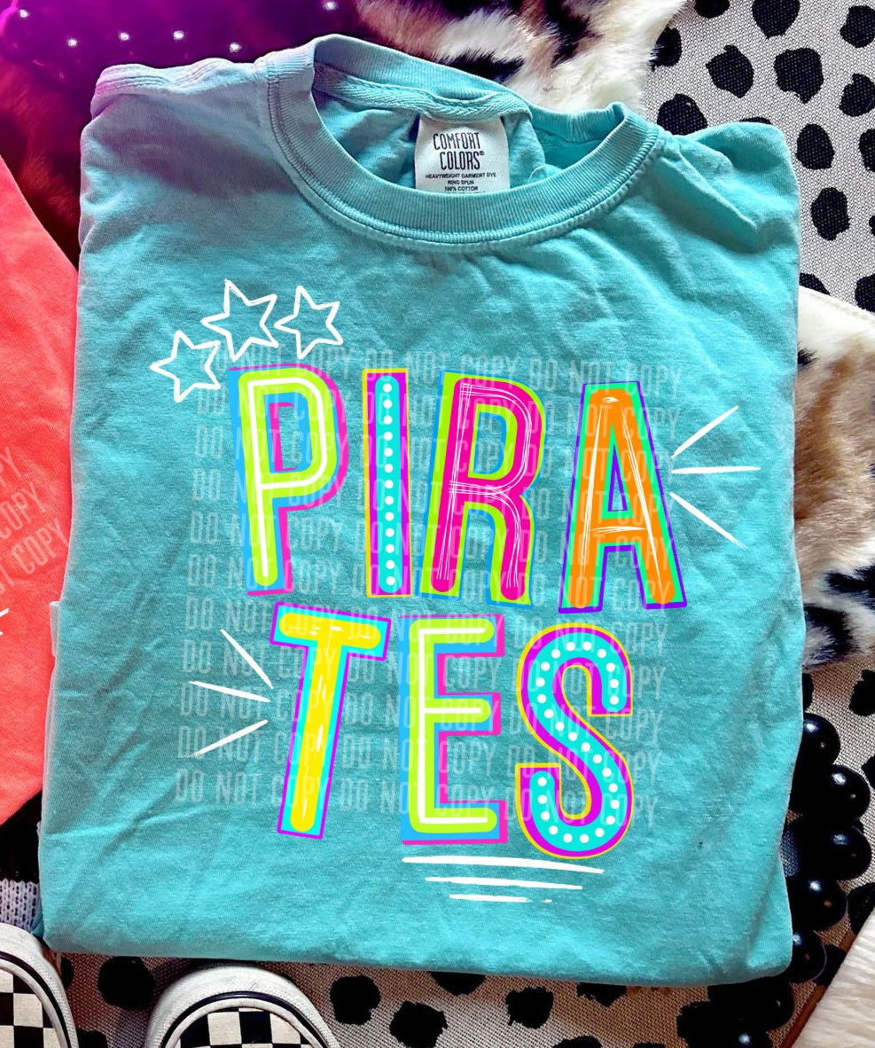 Pirates Colorful (Caplinger) DTF transfer