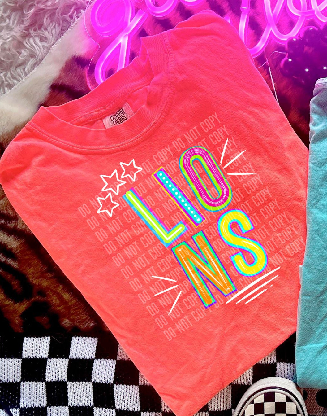 Lions Colorful (Caplinger) DTF transfer