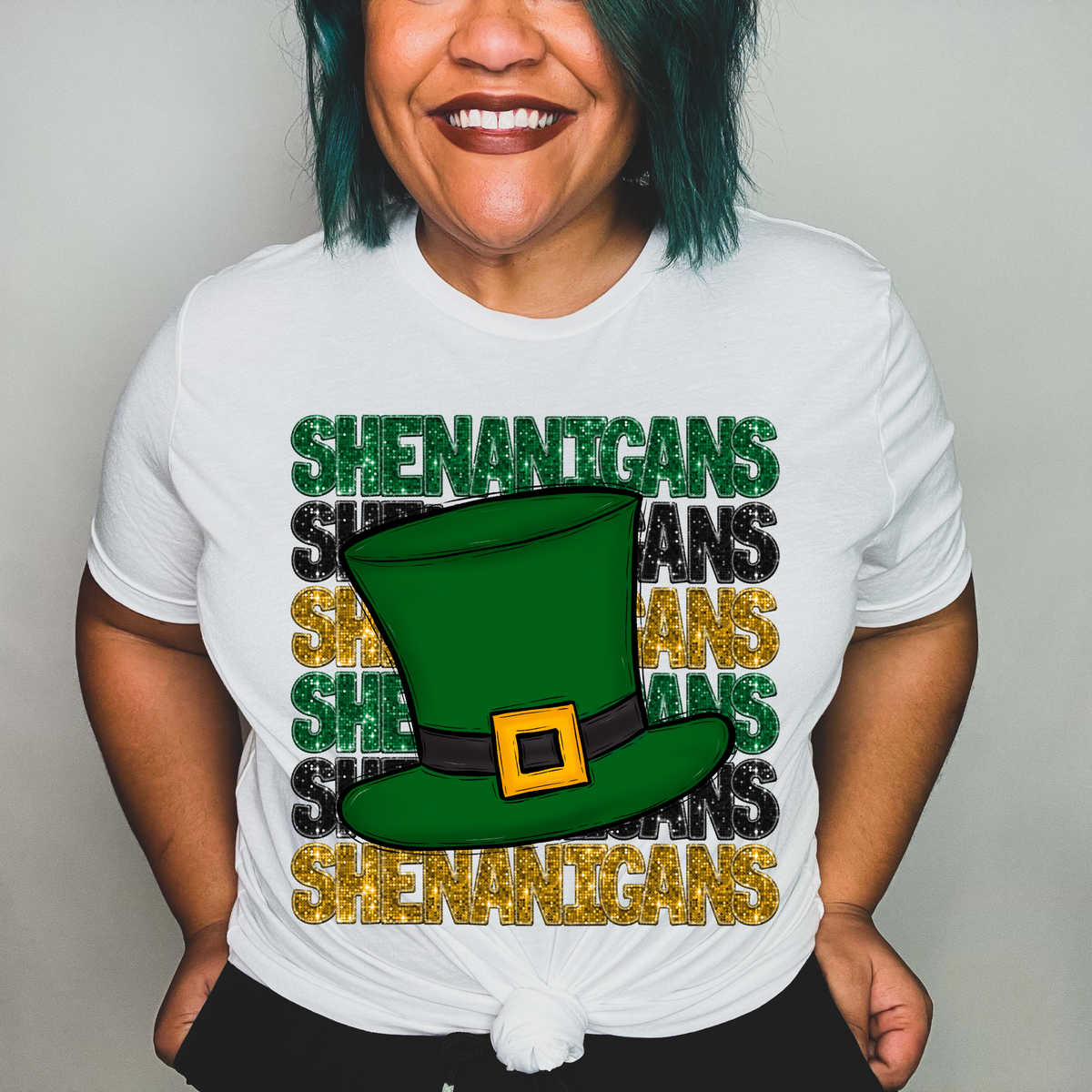 Shenanigans stacked with hat (CITY) 24348 DTF transfer – Mud & Grace ...