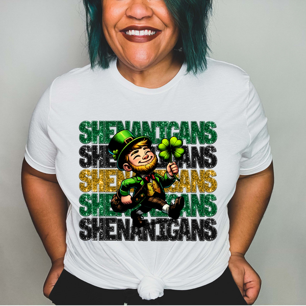 Shenanigans stacked with leprechaun (CITY) 24350 DTF transfer
