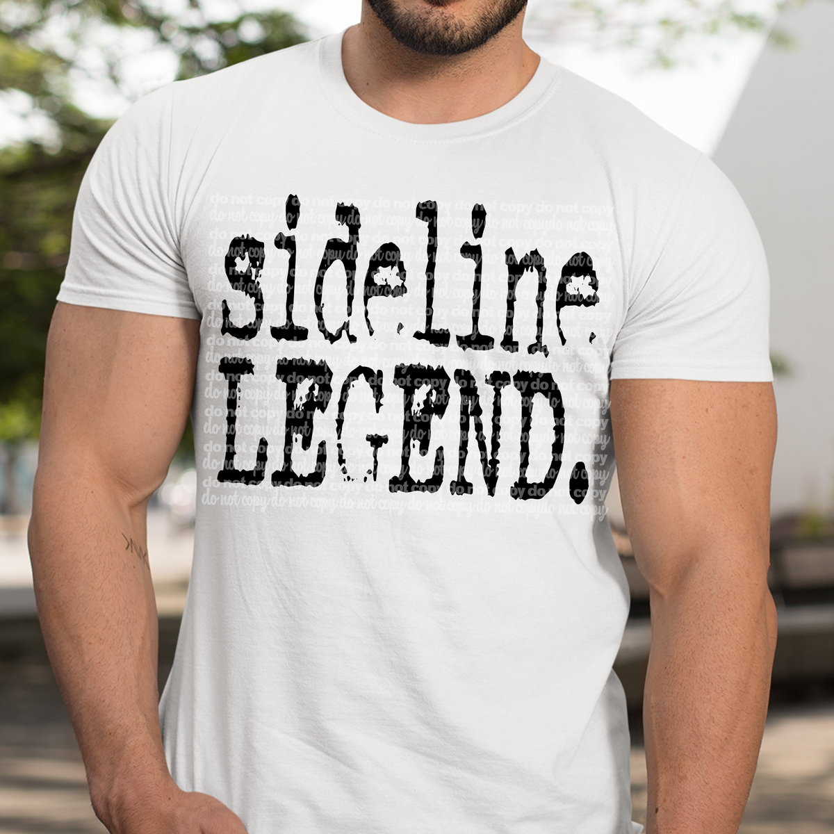 Sideline Legend typography (TTD) 105000 DTF transfer