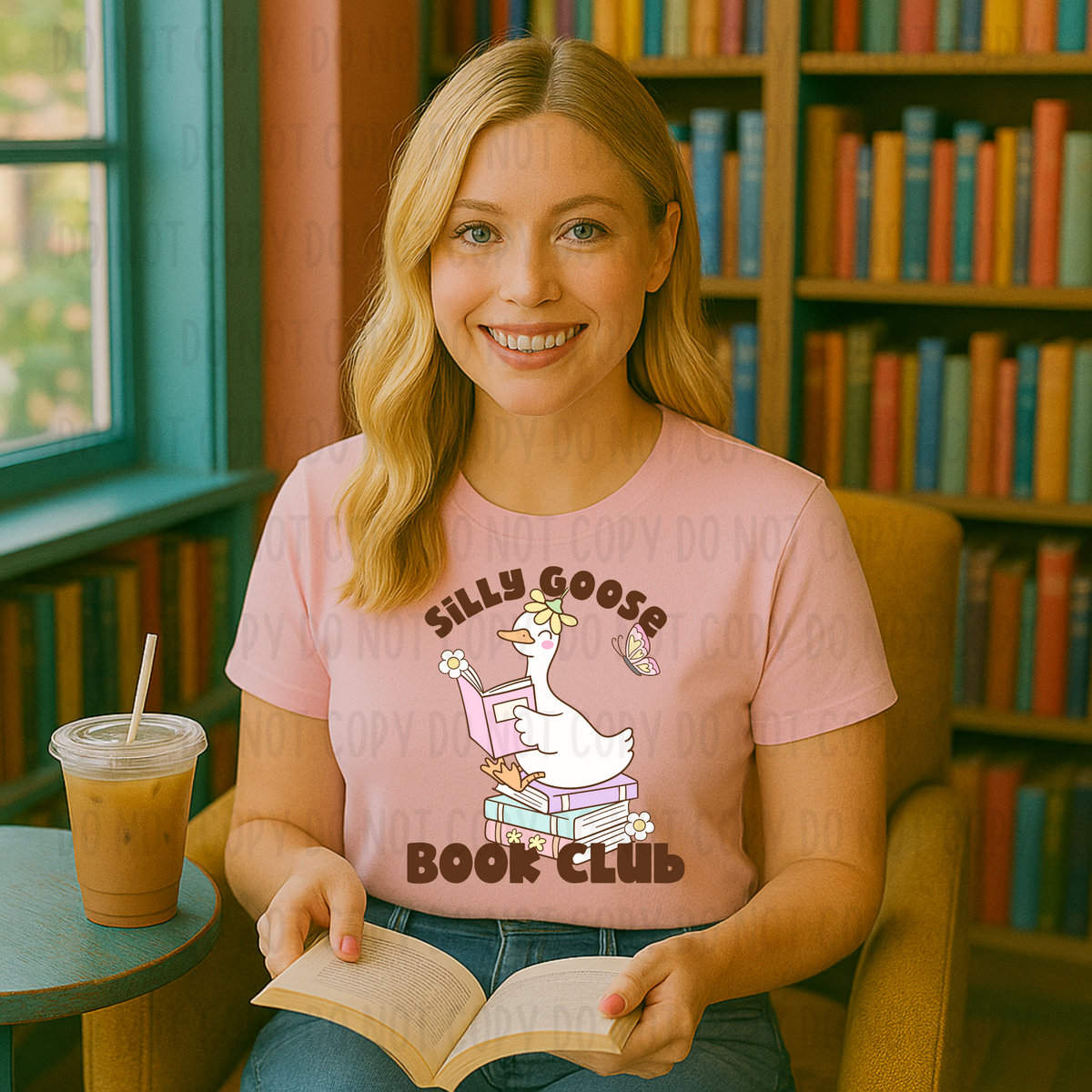 Silly Goose Book Club (Canvista) DTF transfer