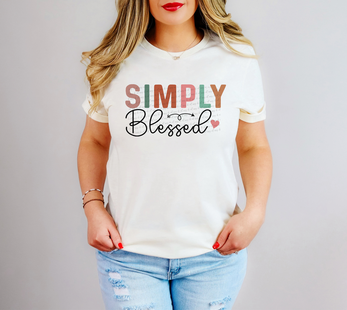 Simply Blessed 76294 DTF Transfer