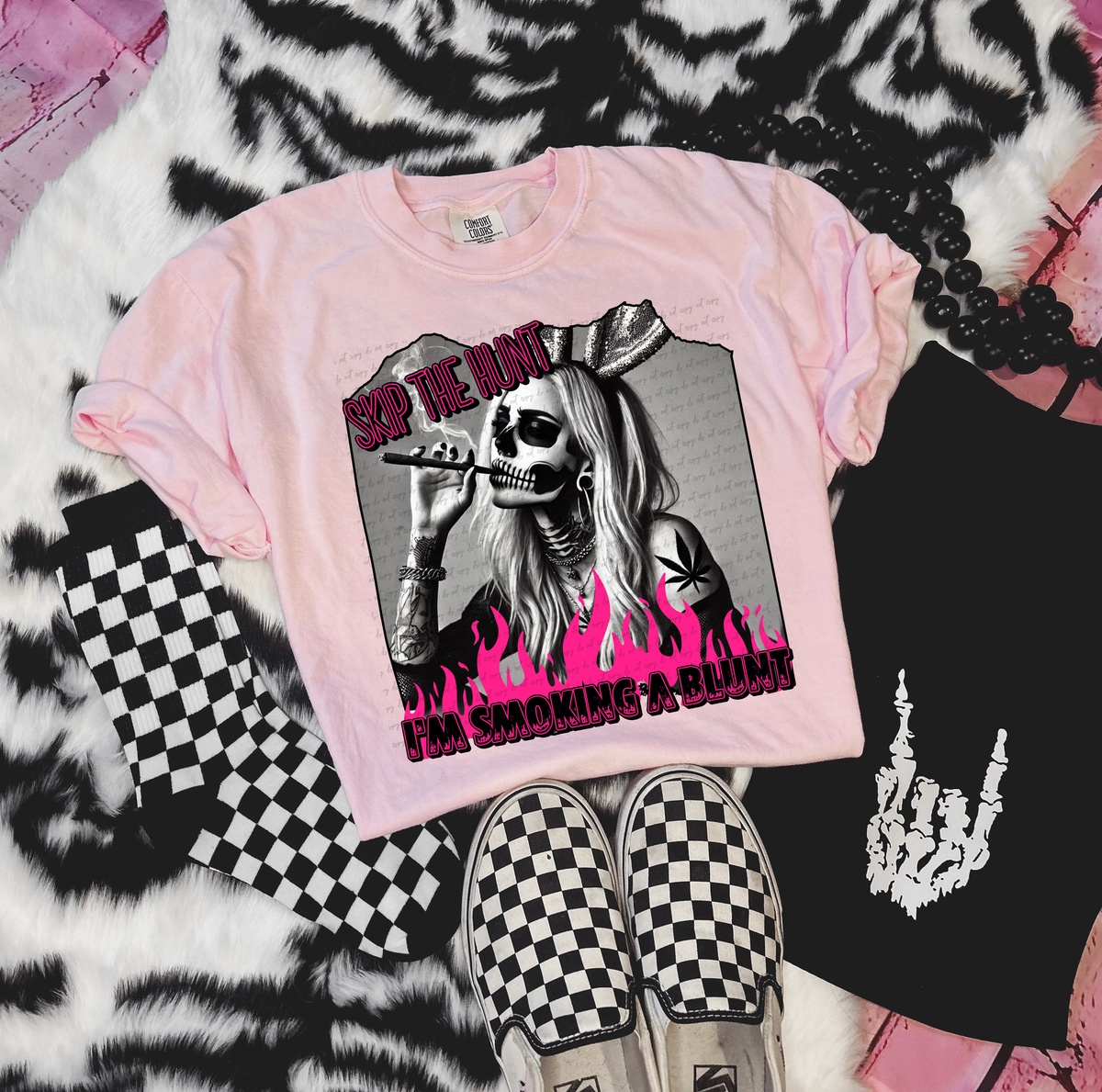 Skip The Hunt I'm Smoking A Blunt 86103 DTF Transfer