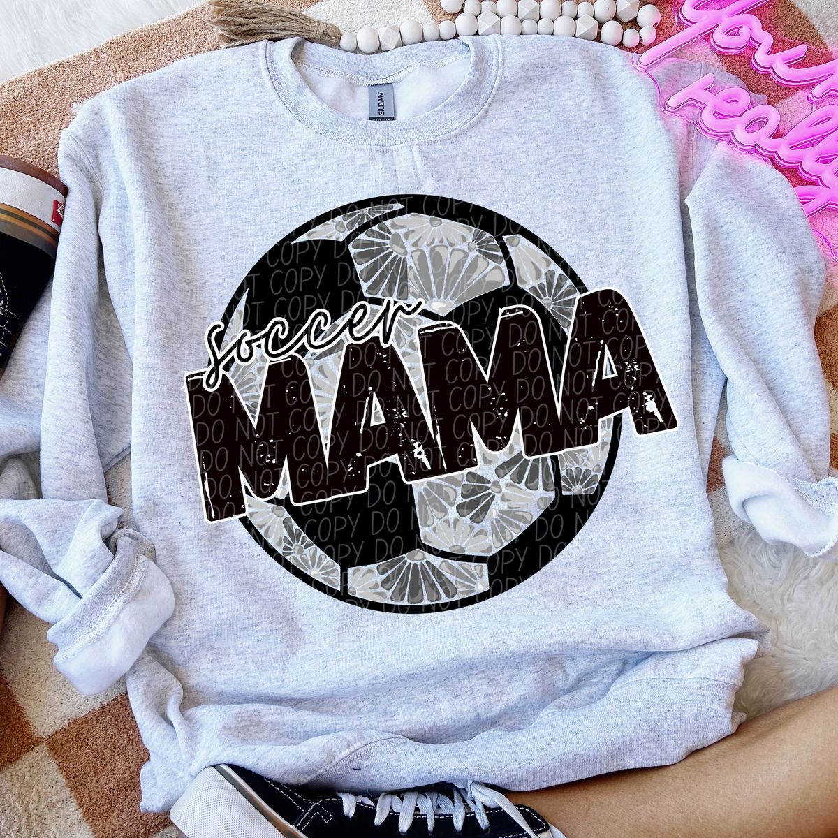 Soccer Mama Floral (CITY) DTF transfer