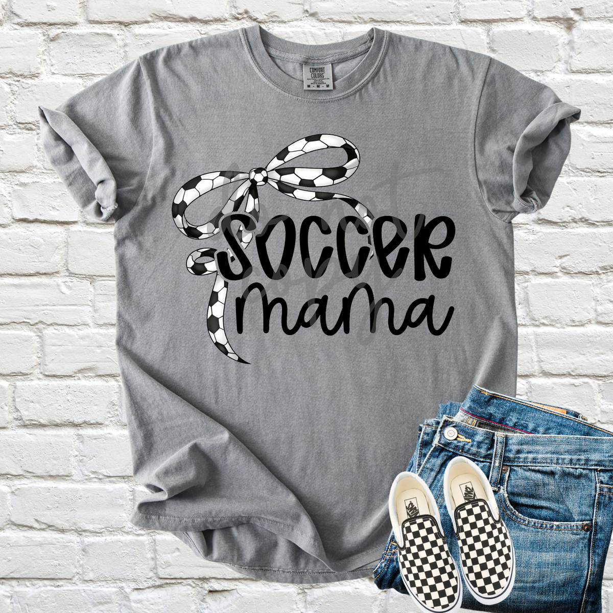 Soccer mama bow (Parker) DTF Transfer