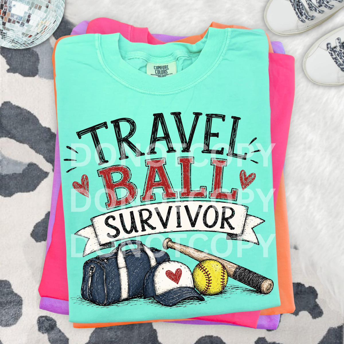 Softball travel ball survivor (CSG) DTF Transfer