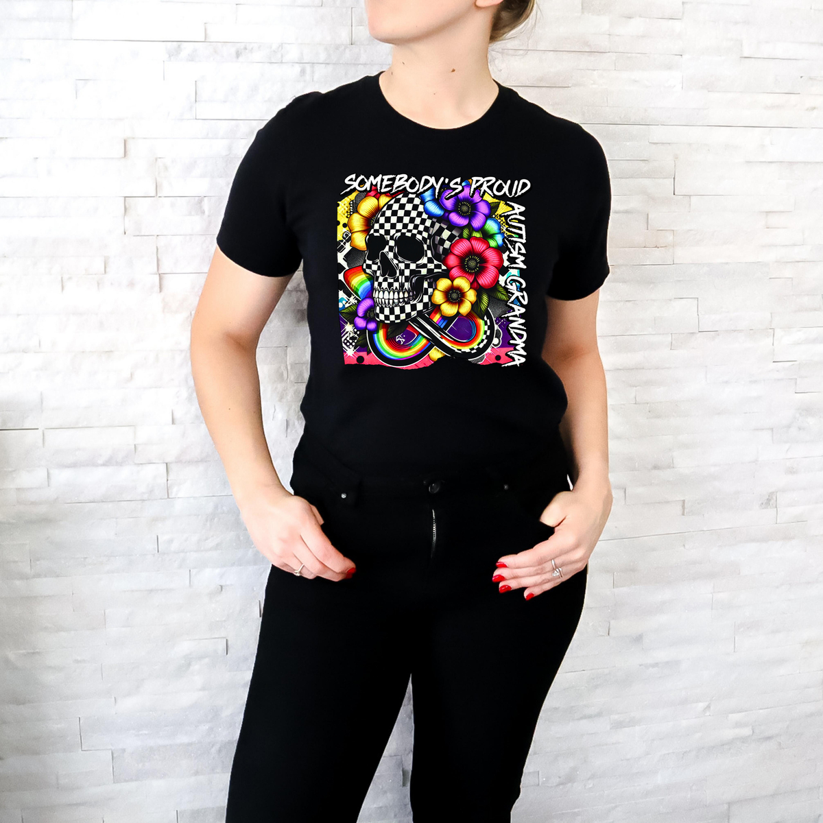 Somebody's Proud Autism Grandma 117900 DTF transfer