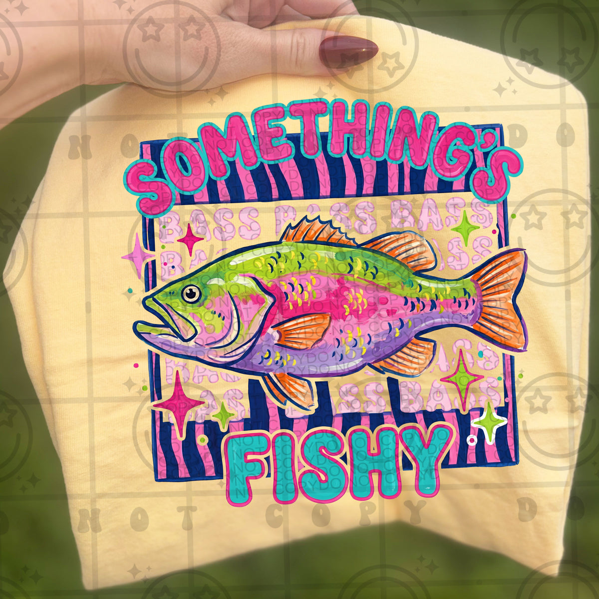 Something's fishy (HW) DTF Transfer