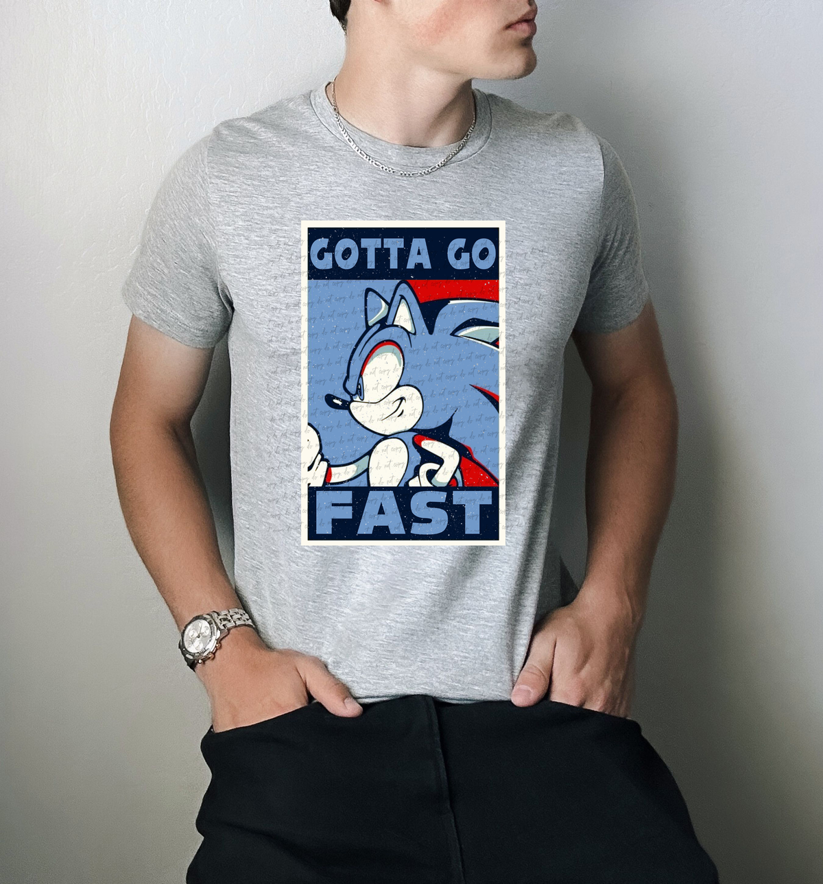 Gotta Go Fast 116942 DTF transfer