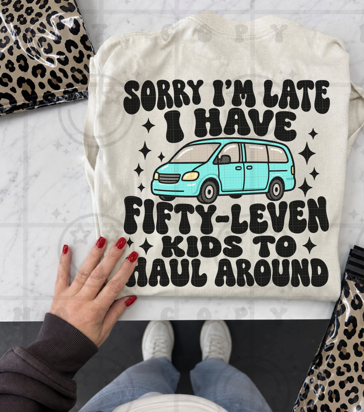 Sorry I'm late HW DTF Transfer