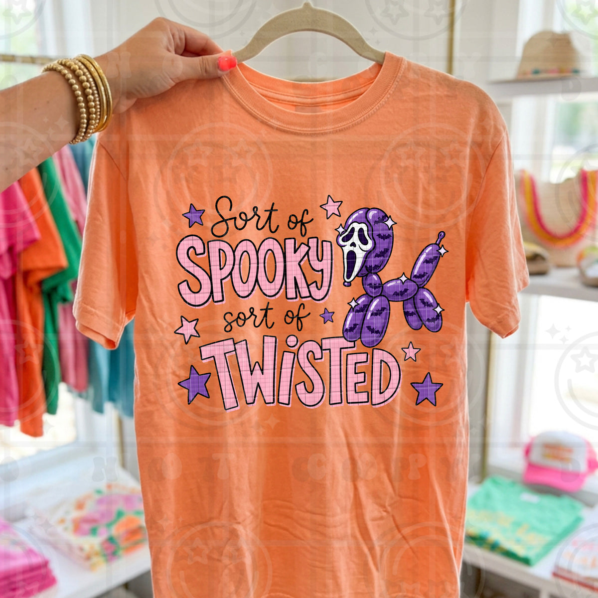 Sorta spooky sort of twisted ballon dog (HW) DTF Transfer