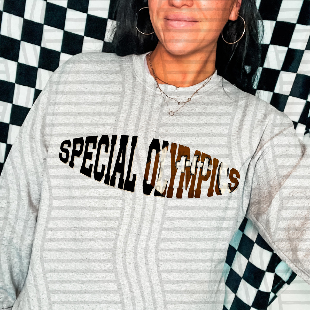 Special Olympics varsity clipped football (Caplinger) DTF transfer