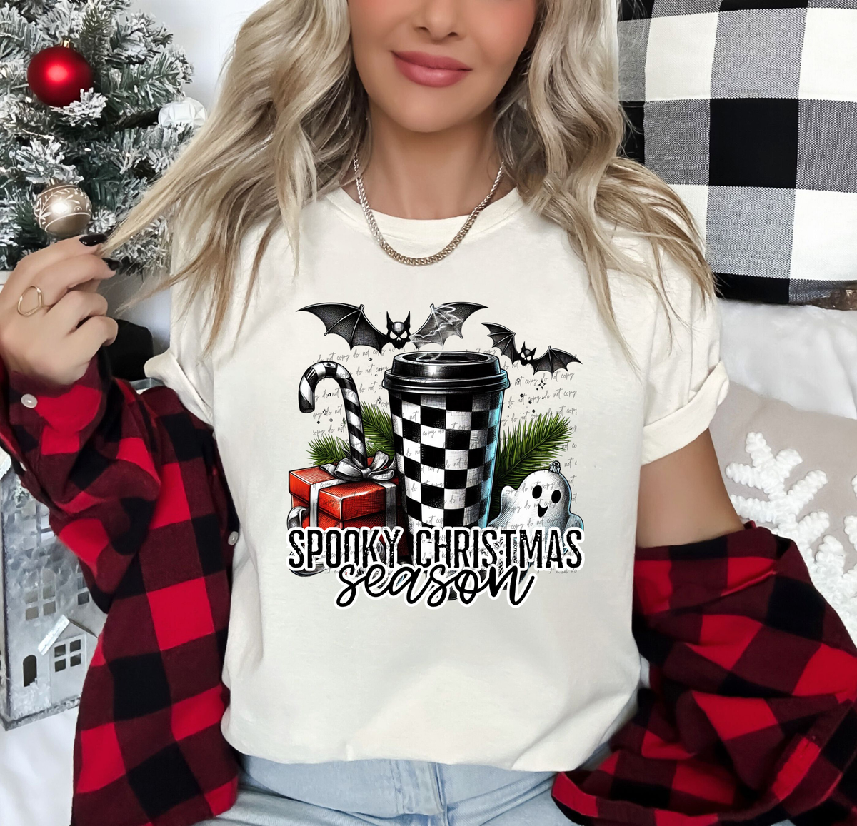 Spooky Christmas Season 42845 DTF transfer