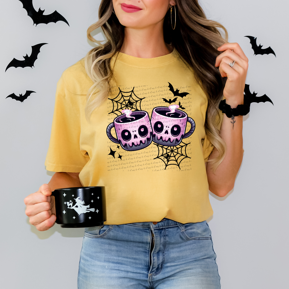 Spooky Coffee Cups 51505 DTF transfer