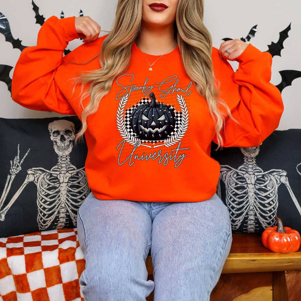 Spooky Ghoul University 46133 DTF transfer